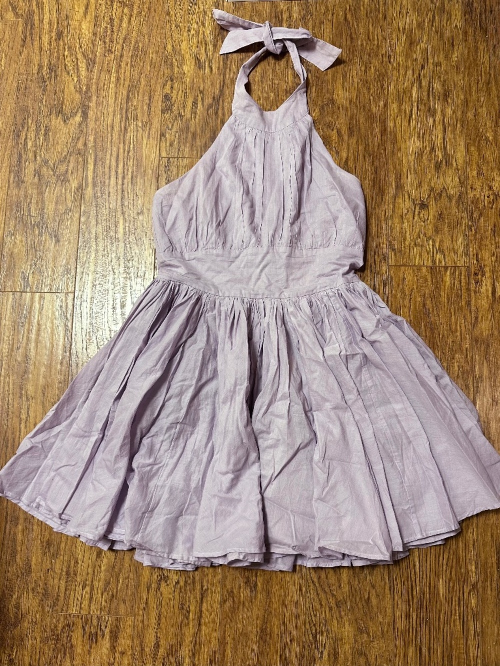 Victoria's Secret MODA Mini Dress Open Back Halter Soft Lavender Size Small